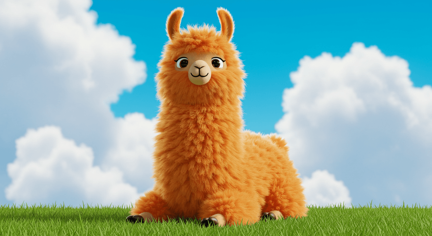 Example llama image in a multi-accordion